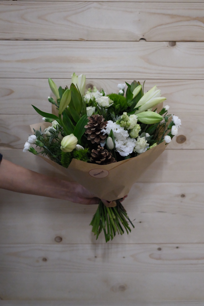 Sesongens bukett hvit