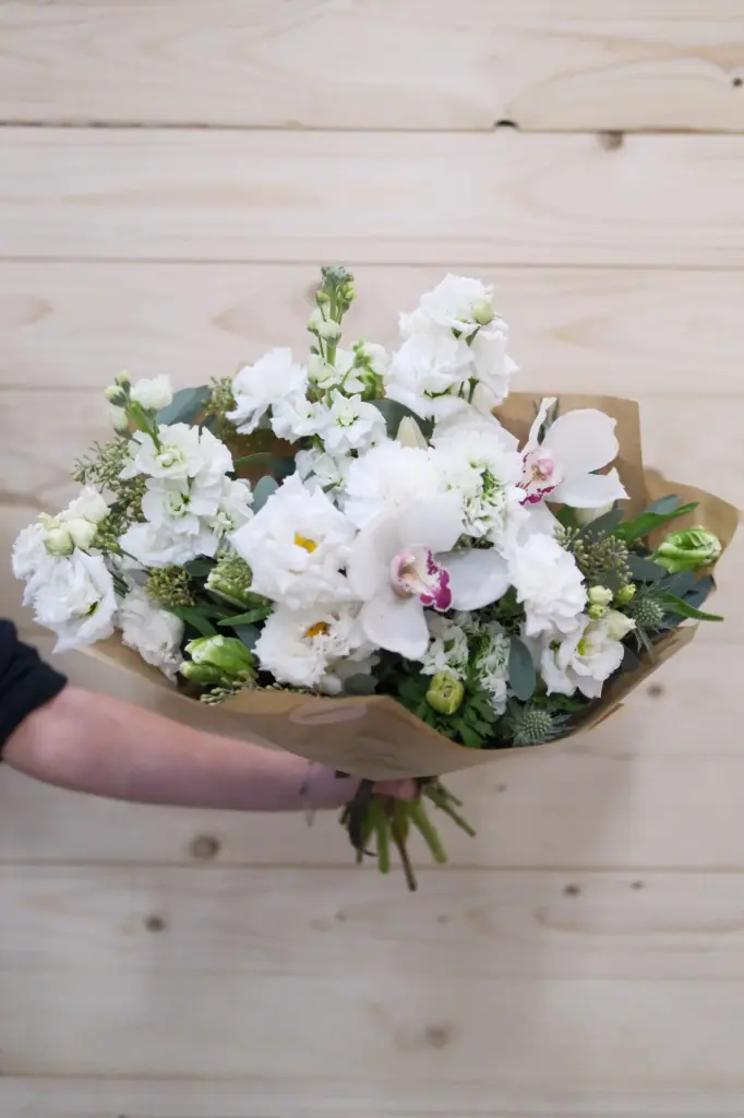 Sesongens bukett hvit