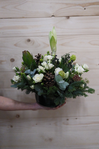 Dekoratørens dekorasjon hvit